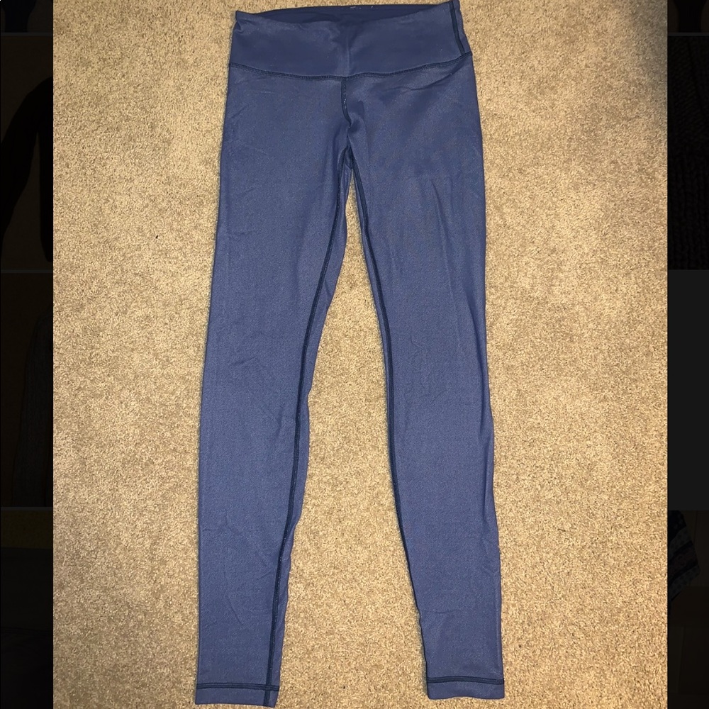 Lululemon leggings, size 6, blue